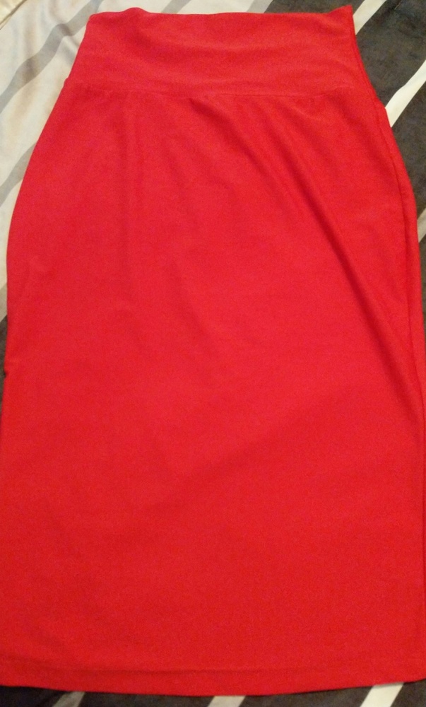 Red skirt